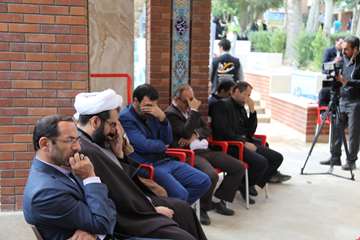 مراسم رونمایی از یادمان شهدای گمنام